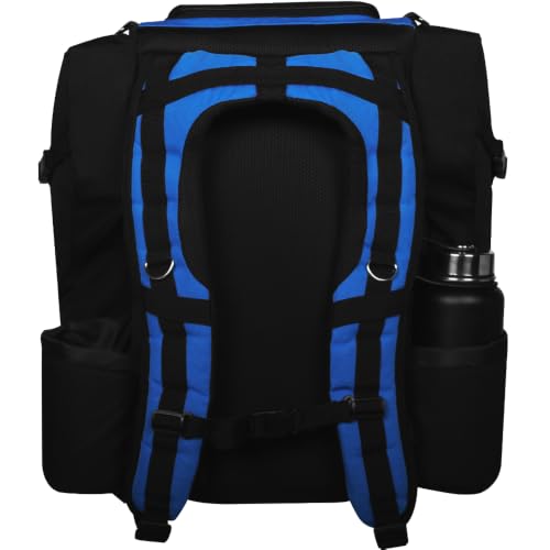MVP Disc Sports Voyager Lite Disc Golf Backpack Navy V2 - Lightweight & Durable