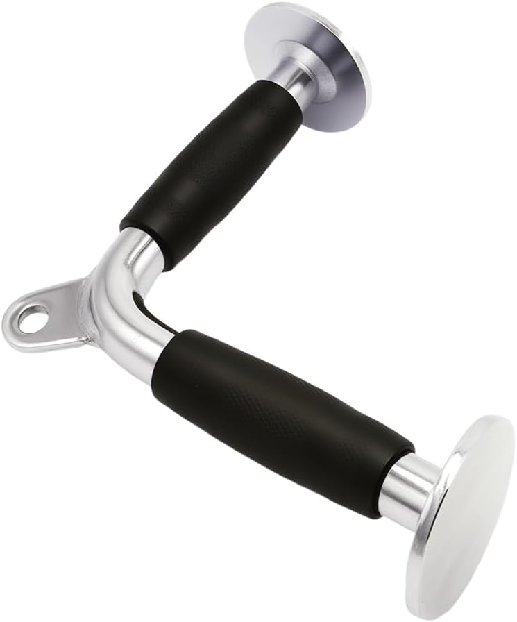 Qibylift LAT Pull Down Bar - V-Shaped Rotating Press Down Bar for Strength Training | Cable Machine Accessory