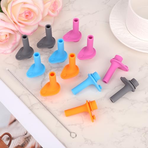 12 Pack BPA-Free Water Bottle Mouthpieces for Zak Kelso 15oz Replacement