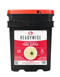 ReadyWise Emergency Food Supply Survival Bucket - 132 Servings, Just Add Water, Long Shelf Life
