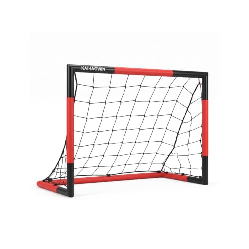 Soccer Goal 2.5x3 Feet All Weather Steel Frame Heavy Duty Net Quick Assembly