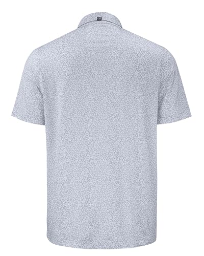 Men's Eco Flora Polo Shirt X-Large Polished - Recycled Performance Golf & Casual