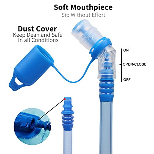 3L Hydration Bladder with Leakproof Design & Quick Release Tube - 50OZ/70OZ/100OZ, 36.5cm x 21.5cm, Outdoor Water Reservoir (Variation: 3L/100oz)