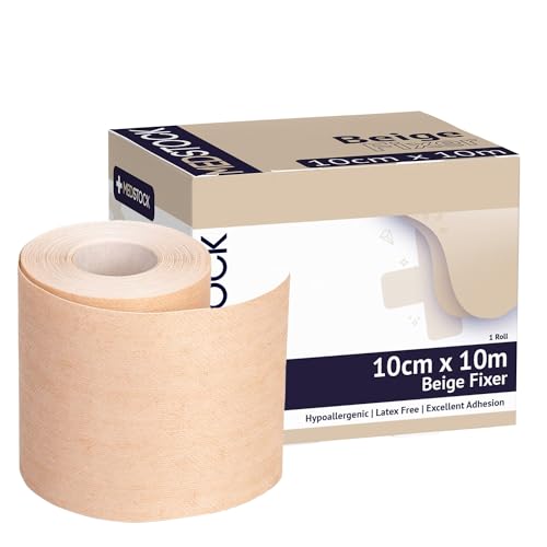 Medical Adhesive Tape Roll 4 x 11 Yards Non-Woven Fabric Secure Dressings Comfortable