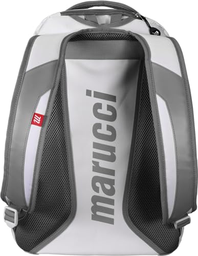 Marucci Dynamo Bat Pack White/Gray Baseball & Softball Gear Bag