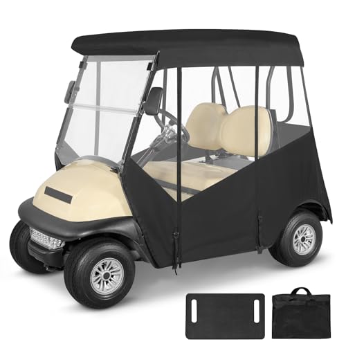 CHENGWEI 2 Passenger Golf Cart Enclosure for Club Car Precedent Waterproof Rain Cover