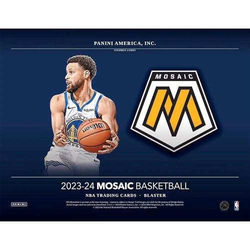 2023-24 Panini Mosaic NBA Basketball Blaster Box – Collectible Card Pack