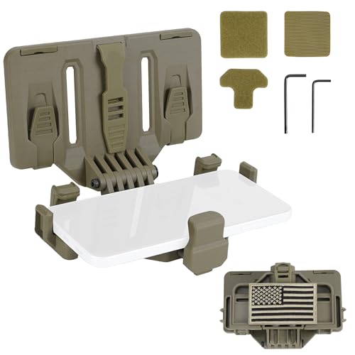 Coyote Brown Tactical Phone Holder for 6.0-7.7 Inch Devices, MOLLE Chest Mount