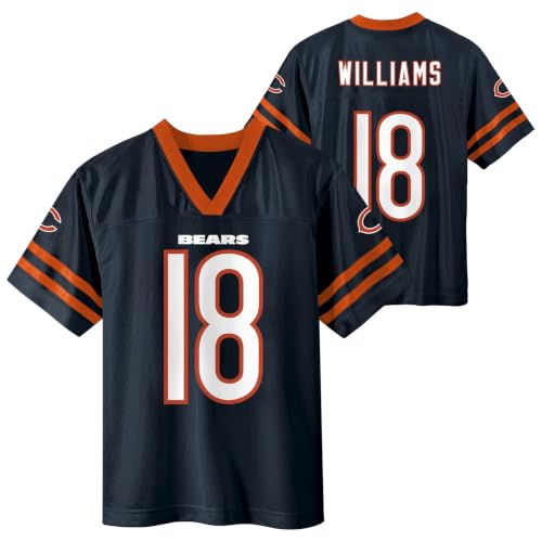Youth Chicago Bears Caleb Williams #18 Navy Home Football Jersey - Sizes 4-18