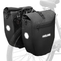 Hycline 2-Pack Waterproof Bicycle Panniers Bags 28L Rear Rack Storage