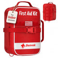 Large Car and Outdoor First Aid Kit - Color-Coded & Labeled, Emergency Supplies