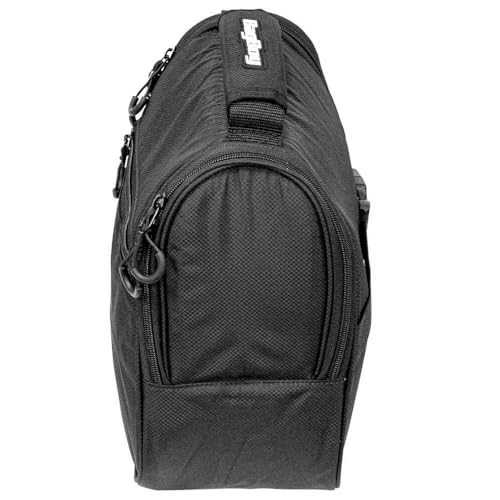 Insulated Cooler Bag Holds 12 Cans - Black, Attachable to Cart Handle