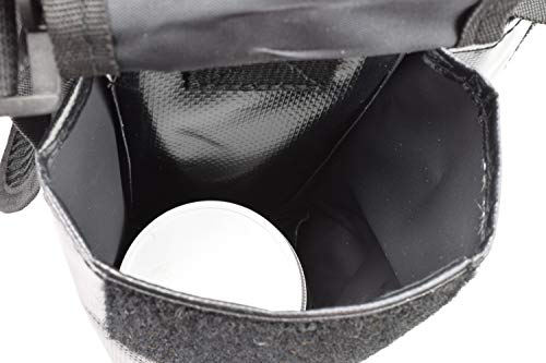Surf Fishing Tackle Bag with Multiple Pouches and Adjustable Strap