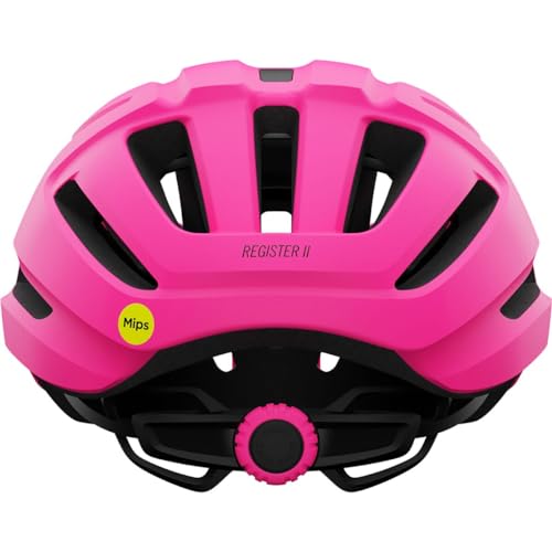 Giro Register MIPS II Cycling Helmet - Matte Bright Red/White, Universal Fit with Removable Visor