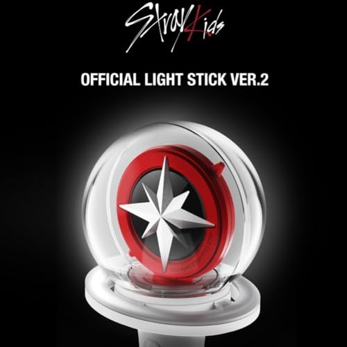 Niaycouky Straykids Lightstick Ver2 with Bluetooth, Merch Bracelets & 55 Photocards