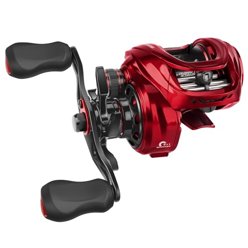 Baitcasting Fishing Reel 8.0:1 Gear Ratio Right Hand - KastKing Royale Legend Glory