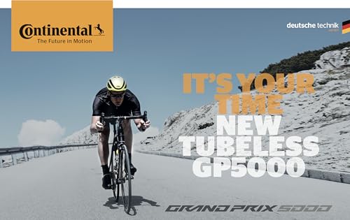 Continental Grand Prix 5000 S TR Tubeless Road Bike Tire 700x25 BlackChili