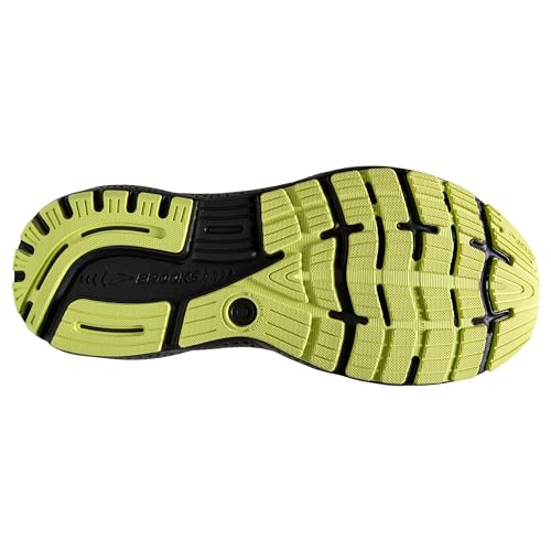 Brooks Men’s Ghost 16 Wide Neutral Running Shoes Primer Grey Lime Size 12