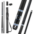 CUESSIR Carbon Fiber Pool Cue Stick 58" 2-Piece with Case - Style 1, 19-20oz