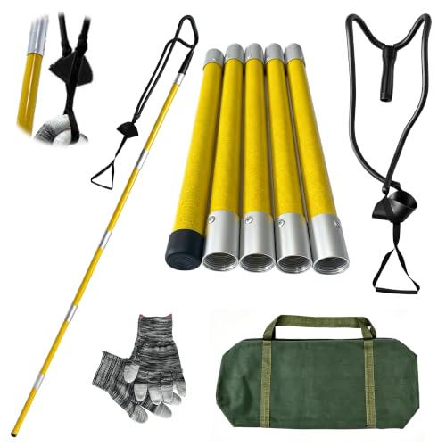 Yellow Arborist Slingshot Throw Line Launcher for Tree Trimming & Outdoor Use