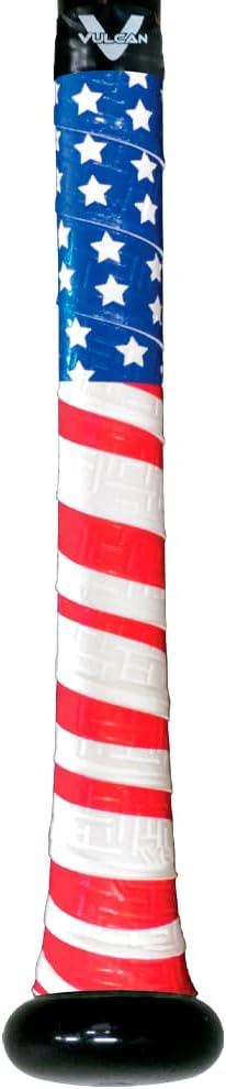 Vulcan Bat Grip - 0.50mm, 1.00mm, 1.75mm | Enhance Baseball/Softball Performance | Multiple Colors