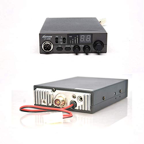 40-Channel CB Radio with Large LED Display and External Speaker Jack