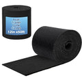 Black 50FT x 12in Marine Boat Trailer Bunk Carpet - Extra Thick 25oz Waterproof UV-Resistant