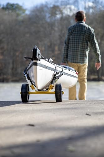 Suspenz Kayak & Canoe Transport Cart with Straps, Lightweight Aluminum Frame