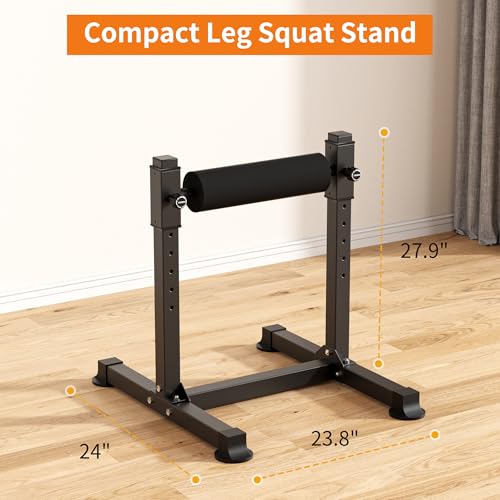 Adjustable Bulgarian Split Squat Stand for Home Gym - Space-Saving Leg Workout Equipment