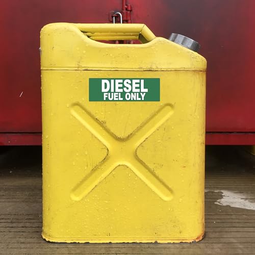 Diesel Fuel Only Sticker - 3 Labels - Weatherproof Heavy Equipment Labels - Variation of Diesel / 3 Labels