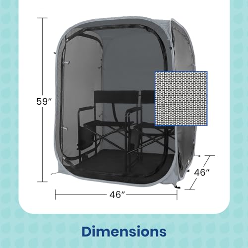 Under the Weather WeatherPod® XL Silver Mesh 1-Person Pop-Up Shelter