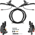 DYISLAND Black Hydraulic Disc Brake Set for Electric Scooter LD-210S R-R Model