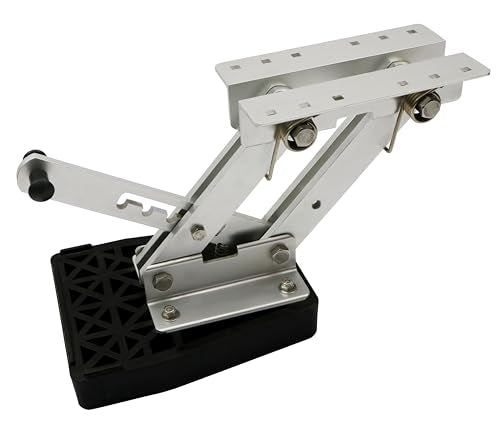 Mojiate 2 Stroke Outboard Motor Support Bracket 7.5-20 HP Aluminum Marine Engine Mount