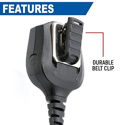 Waterproof Handheld Microphone for Two-Way Radios - Rugged Radios