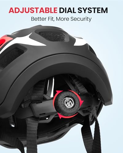 Kids Full Face Bike Helmet - Lightweight, Detachable Chin Guard, Red, S