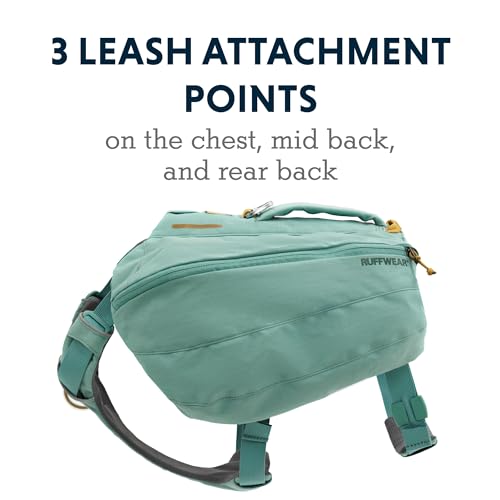 Dog Hiking Backpack - Large/X-Large, River Rock Green, Fits Like Harness