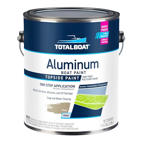 TotalBoat Aluminum Boat Marine Topside Paint - Khaki 128 Fl Oz