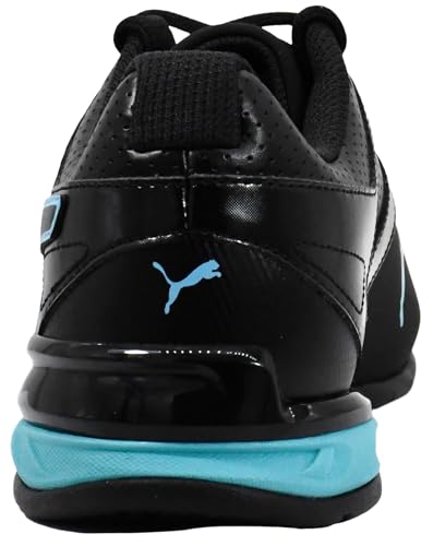 PUMA Women's Tazon 6 Sneakers - Size 8.5, Black & Aqua Lifestyle Shoes