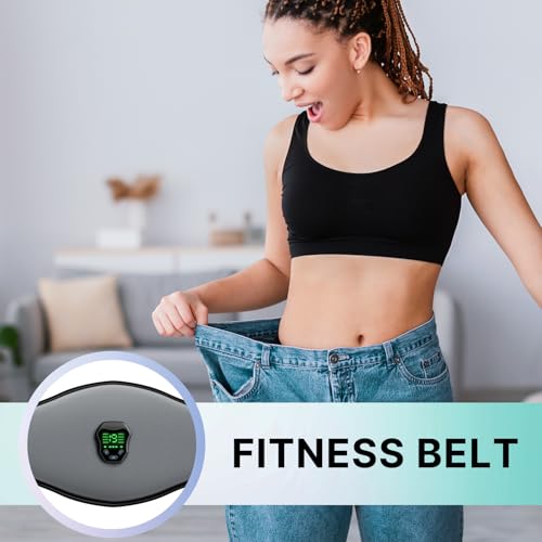 NEWPINE Muscle Stimulator Belt for Fitness & Body Shaping - Portable & Easy to Use