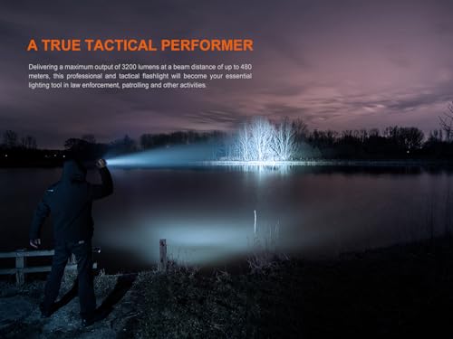 Fenix TK22R Tactical Flashlight 3200 Lumens USB-C Rechargeable Long Throw