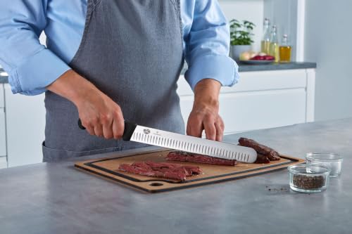 Victorinox Fibrox 10-Inch Slicing Knife with Round Tip & Straight Edge - Black Handle