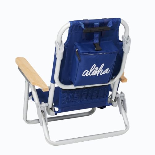 Tommy Bahama Kid's 5-Position Lay Flat Backpack Beach Chair - School of Fish