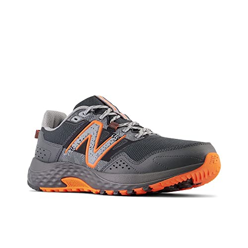 Men's Trail Running Shoe 11.5 X-Wide Black Cayenne Grey - New Balance 410 V8