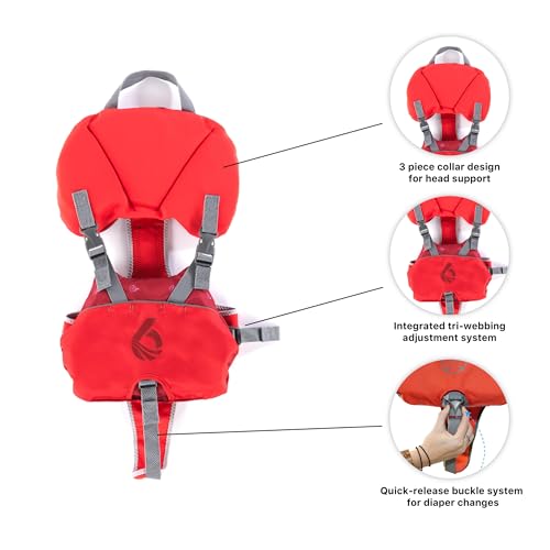 Crimson Baby Flotation Vest for Infants 9-25 lbs - Puffer Buoyancy Aid