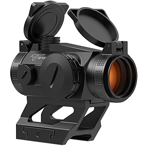 VOTATU Matte Black Red Dot Sight VRD501 Auto Off & Motion Wakeup Co-Witness Mount