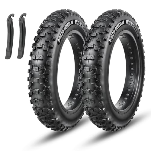 26x4.0 Inch Fat Tire for E-Bike Mountain Bicycle - Off-Road All-Terrain Replacement Set - Qty 2