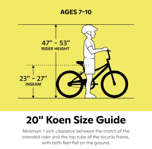 Schwinn 20-Inch Kids Bike for Ages 7-10 with Dual Brakes & Quick Assembly