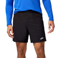Men's 7-Inch 2-in-1 Running Shorts - Large Black with Supportive Boxer Liner
