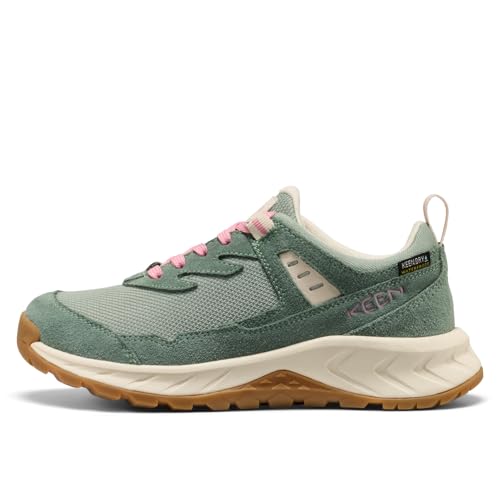 Kids Waterproof Hiking Shoes - Unisex Hightrail Low with Support & Breathability - Lily Pad & Cashmere Rose, Big Kid