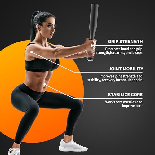 PROIRON Steel Barbell 20LB Weightlifting Bar for Strength Training & Powerlifting